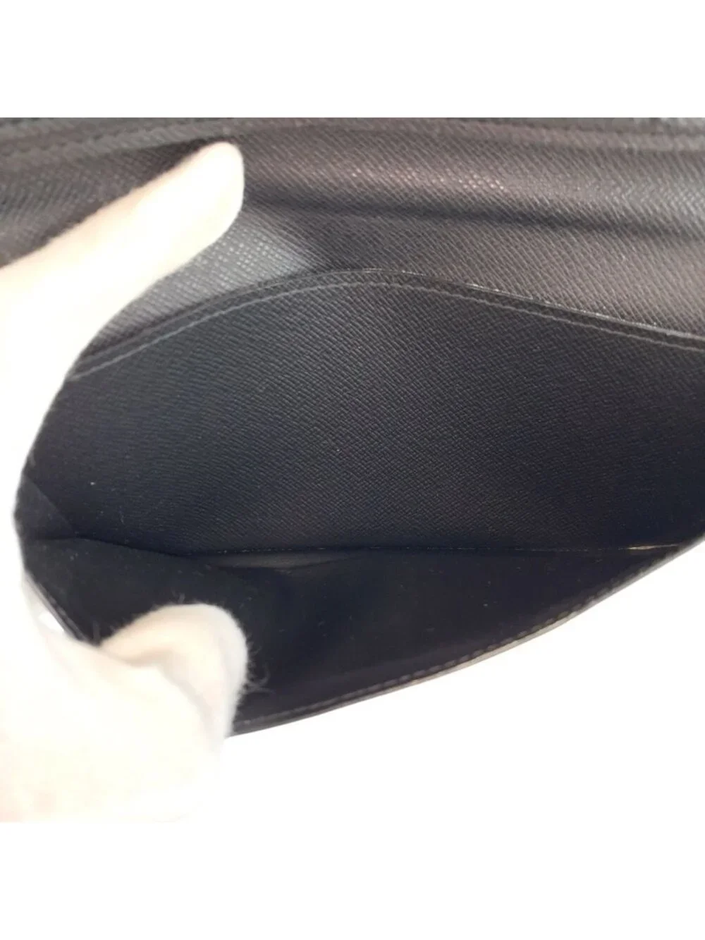 Louis Vuitton Damier Graphite Portefeuille Long Black Wallet Billfold
